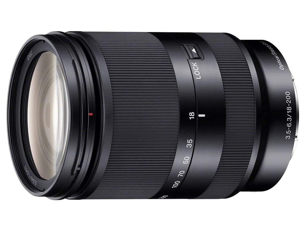 Lente sony E 18–200mm F3,5–6,3 OSS LE