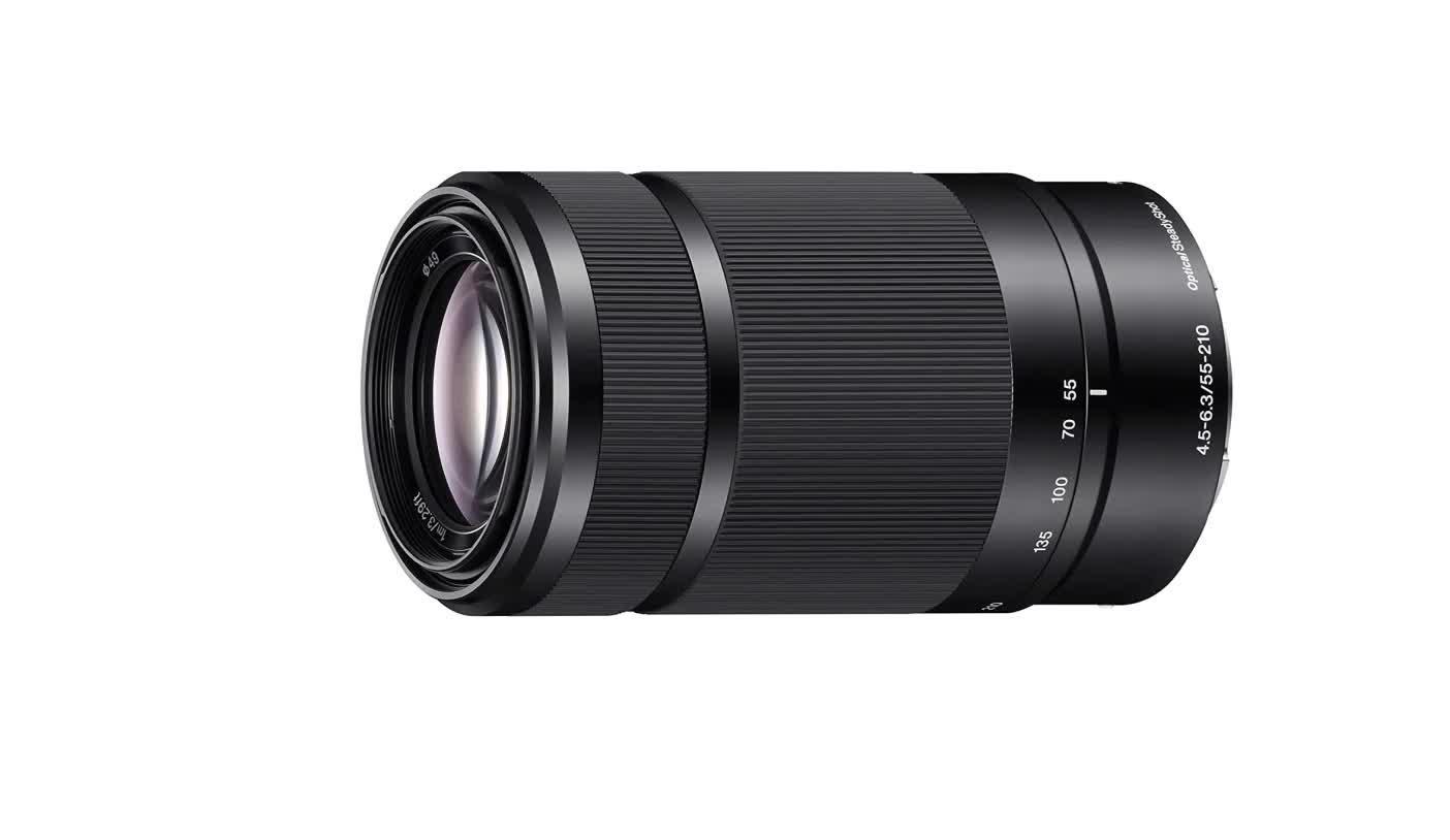 Lente sony E 55–210 mm F4,5–6,3 OSS
