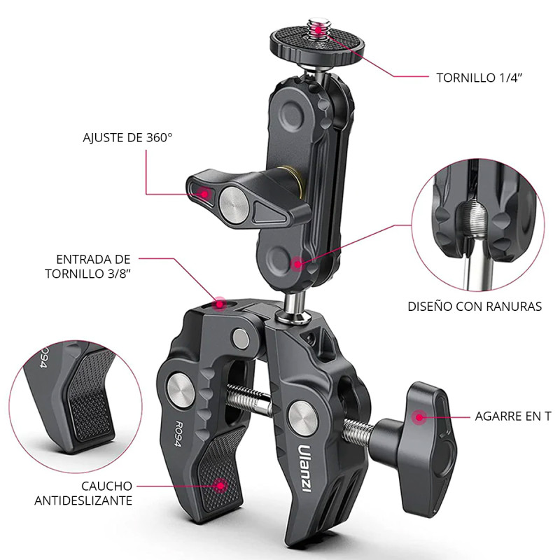 Ulanzi R094 - Pinza Clamp