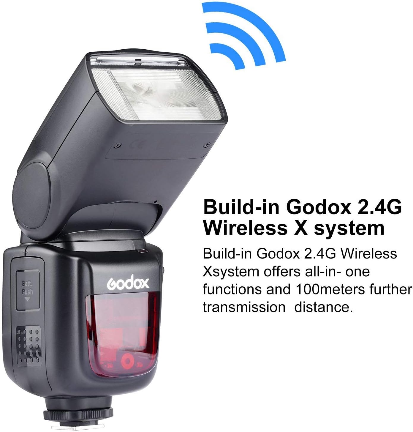 V850III Godox Flash con Batería de Litio 