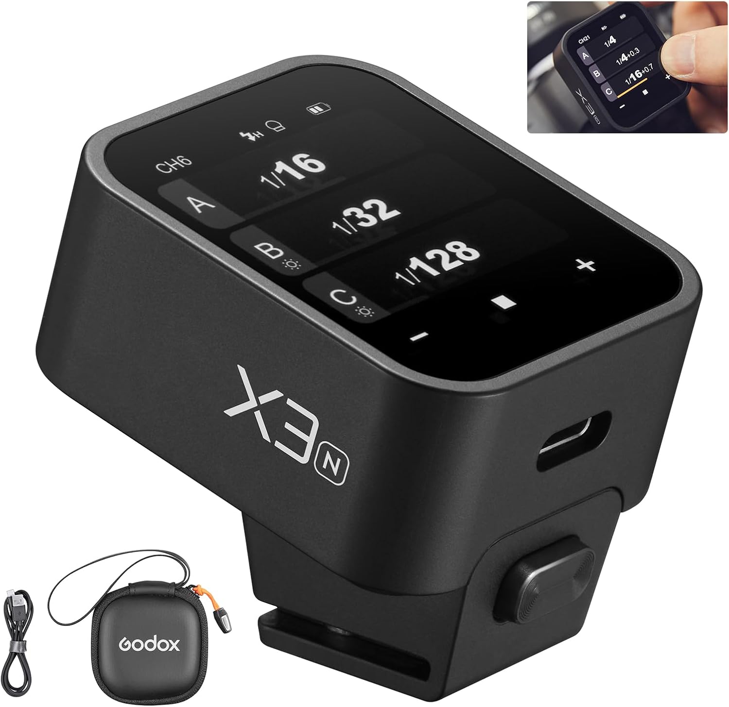 Disparador Godox X3 Touch para Sony / Canon / Nikon