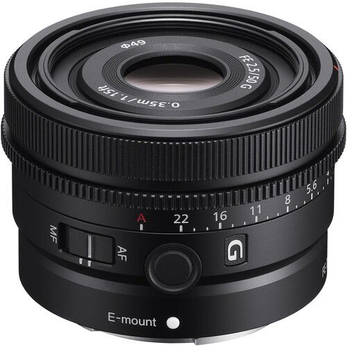 Lente sony FE 50 mm F2.5 G